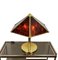 Vintage Brass & Faux Tortoise Acrylic Table Lamp by Sciolari, Italy, 1970s, Image 4