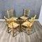 Vintage Italian Chairs in Straw and Bamboo, 1960s, Set of 4, Image 5