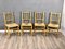 Vintage Italian Chairs in Straw and Bamboo, 1960s, Set of 4, Image 2