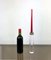 Acrylic Cylindrical Candleholder by Felice Antonio Botta, Italy, 1970s 3