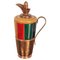 Copper & Wood Thermos Decanter Pitcher by Aldo Tura for Macabo, Italy, 1950s, Image 1