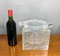 Vintage Acrylic Squared Ice Effect Ice Bucket, Italy, 1970s 4