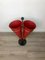 Metal & Brass Red Cone Umbrella Stand from Vitra, Italy, 1970s 4