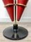 Metal & Brass Red Cone Umbrella Stand from Vitra, Italy, 1970s, Image 6