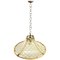 Bamboo, Metal, Glass & Rattan Pendant Light, Italy, 1960s 1