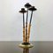 Bamboo & Brass Candleholder, Italy, 1970s 4