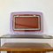 Mid-Century Modern Violet Acrylic Wall Mirror, Italy, 1970s 8