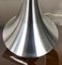Chrome, Steel & Glass Table Lamp, Italy, 1970s, Set of 2 8