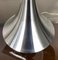 Lámpara de mesa italiana de cromo, acero y vidrio, años 70. Juego de 2, Imagen 8