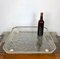 Ice Effect Acrylic Glass & Metal Tray Centerpiece, Italy, 1970s 5