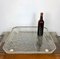 Ice Effect Acrylic Glass & Metal Tray Centerpiece, Italy, 1970s, Image 5