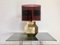 Brass & Acrylic Table Lamp, Italy, 1970s, Image 2