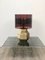Lámpara de mesa de latón y acrílico, años 70, Imagen 3