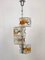Lámpara de techo cúbica de cristal de Murano artístico de Toni Zuccheri para VeArt, años 70, Imagen 3