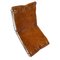 Little Industrial Brown Leather & Metal Folding Portable Stool 5