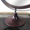 Large Mid-Century Modern Brown Plastic & Steel Adjustable Table Mirror 4