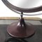 Large Mid-Century Modern Brown Plastic & Steel Adjustable Table Mirror, Image 4