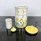 Italian Futurist Ceramic Spice Jar Mix from Alfa, 1950s, Set of 9, Image 12