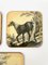 Lacquered Wood Horse Coasters, Italy, 1950s, Set of 6, Image 12