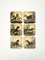Lacquered Wood Horse Coasters, Italy, 1950s, Set of 6 4