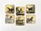 Lacquered Wood Horse Coasters, Italy, 1950s, Set of 6, Image 5