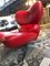 Leather Frog Lounge Chair from Poltromec, 1980s, Set of 2 1