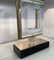 Lámparas de mesa italianas Art Déco de cristal de Murano dorado. Juego de 2, Imagen 6