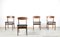 Teak and Leatherette Chairs, 1960s, Set of 4, Image 7