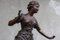 Französische Mädchen Skulptur auf Holzfuß von Ernest Rancoulet 6
