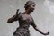 French Sculpture of Girl on Wood Base by Ernest Rancoulet, Image 6