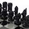 Modern Chess Board & Pieces by Javier Mariscal, Set of 33 9