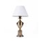 Lámpara de mesa clasicista de latón, Imagen 1