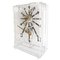 Reloj de mesa moderno Mid-Century XXL de vidrio acrílico de Boris Tabacoff, Imagen 2