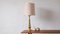 Lampada da tavolo vintage in ottone, Immagine 2