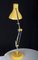 Lámpara de mesa checa amarilla de Josef Hurka para Napako, años 70, Imagen 2