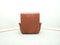 Mid-Century Leather Lounge Chair & Footstool, 1970s, Set of 2, Image 8