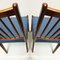 Mid-Century Danish Teak & Fabric Dining Chairs by Arne Hovmand Olsen, Set of 8 4