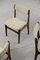 Sillas de comedor escandinavas Mid-Century de teca, años 60. Juego de 4, Imagen 5