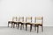 Sedie da pranzo Mid-Century moderne in teak, Scandinavia, anni '60, set di 4, Immagine 6