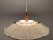 Sisal & Teak Pendant Lamp from Temde, 1960s 15