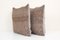 Vintage Geometric Handwoven Organic Kilim Pillows, Set of 2 3