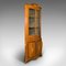 Antique Dutch Satinwood Showcase Corner Cabinet, 1880 2