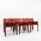 Cab 413 Armchairs by Mario Bellini for Cassina, Set of 6 2