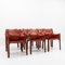 Cab 413 Armchairs by Mario Bellini for Cassina, Set of 6, Image 2