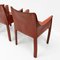 Cab 413 Armchairs by Mario Bellini for Cassina, Set of 4 7