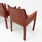 Cab 413 Armchairs by Mario Bellini for Cassina, Set of 4, Image 7