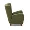 Green Fabric Armchairs, 1940s, Set of 2 8
