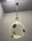 Italian Opaline Glass Pendant Light by De Mayo, 1970s 7