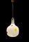 Italian Opaline Glass Pendant Light by De Mayo, 1970s 2