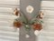 Blumen Wandlampe aus Muranoglas, 1960 1